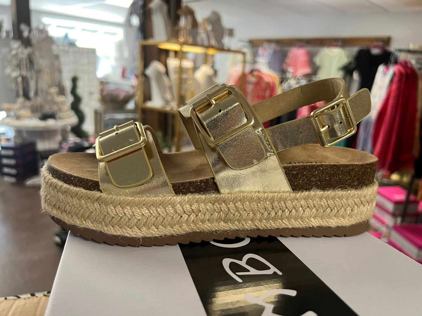 Gold Slingback Sandal