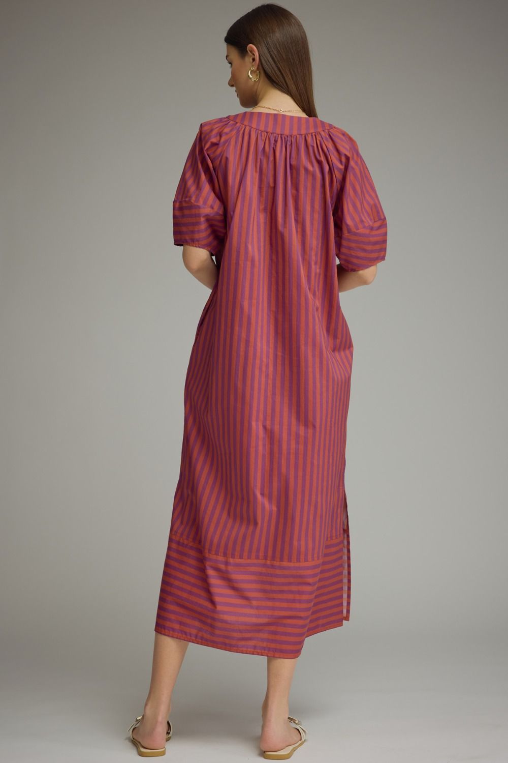 Falling Into Plum Dress