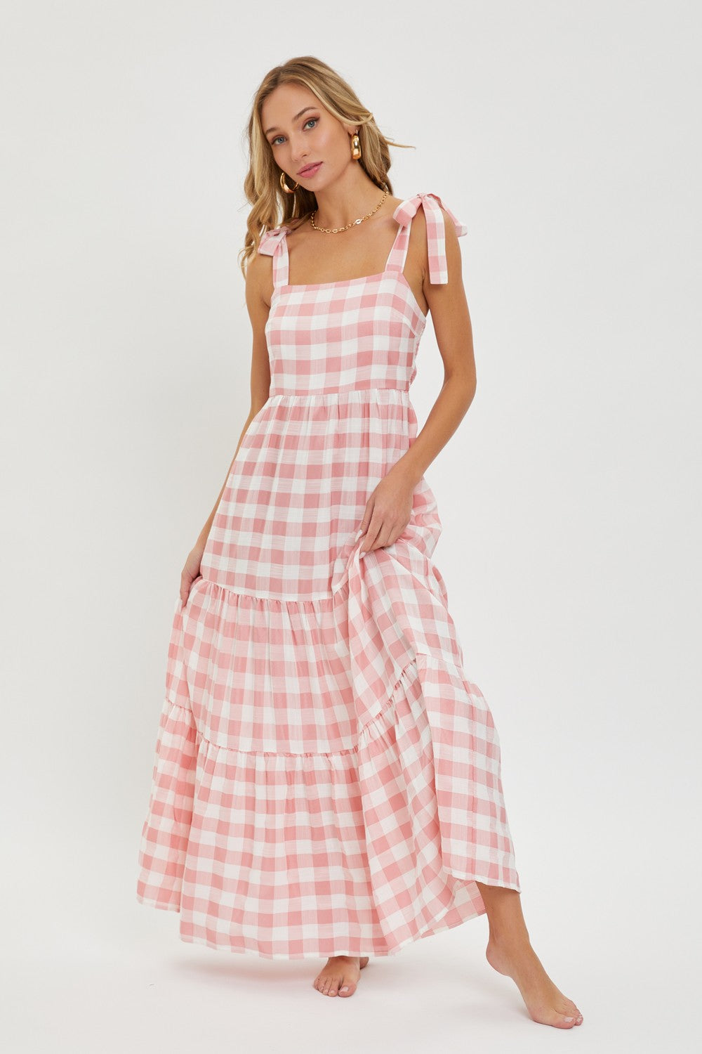 The Blushing Belle Maxi Dress