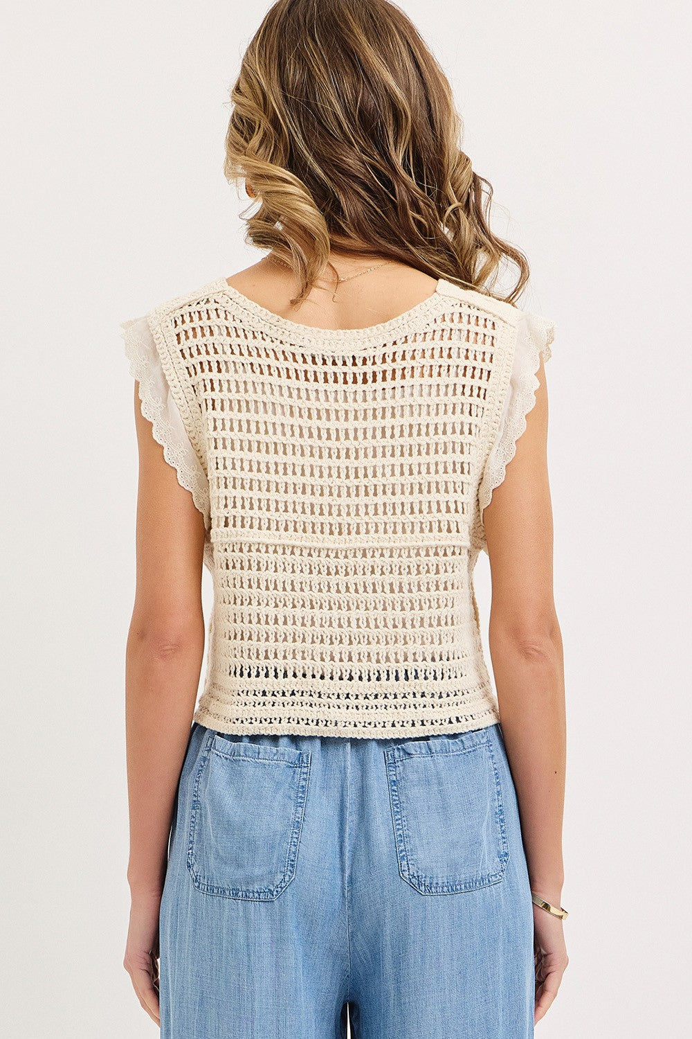 Coastal Romance Crochet Top