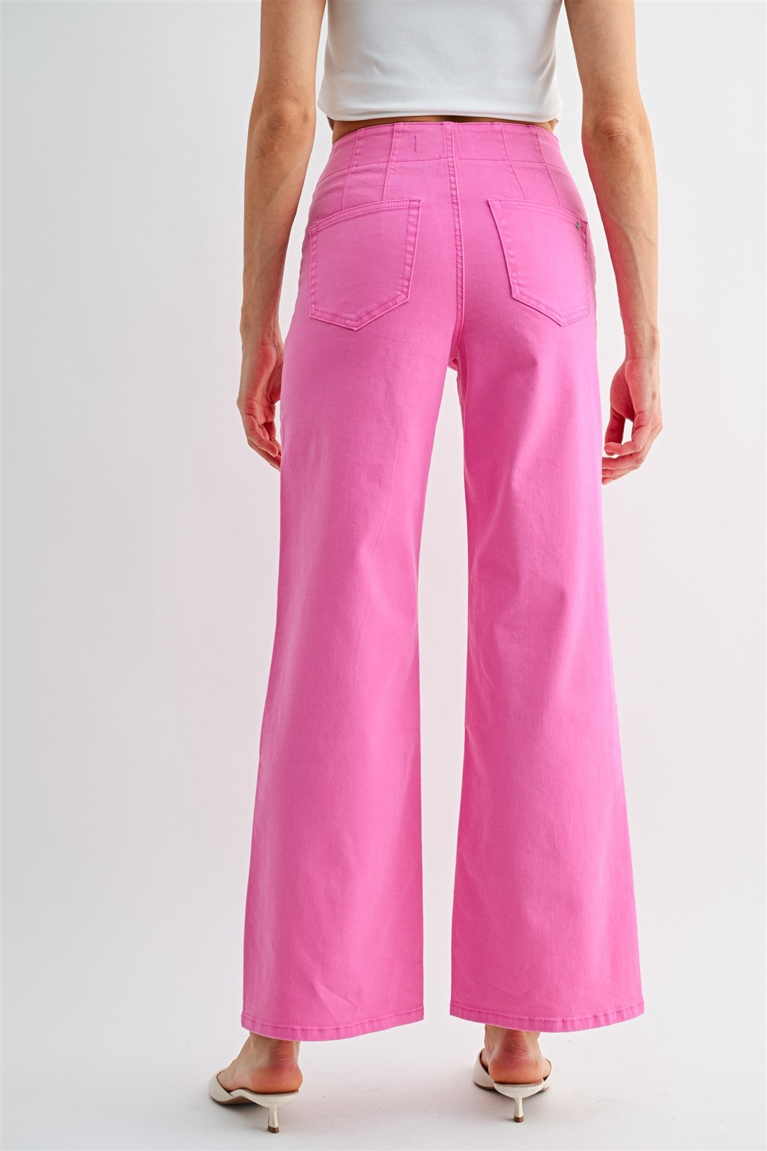 Brilliant Bloom Wide Leg Jeans By Mica