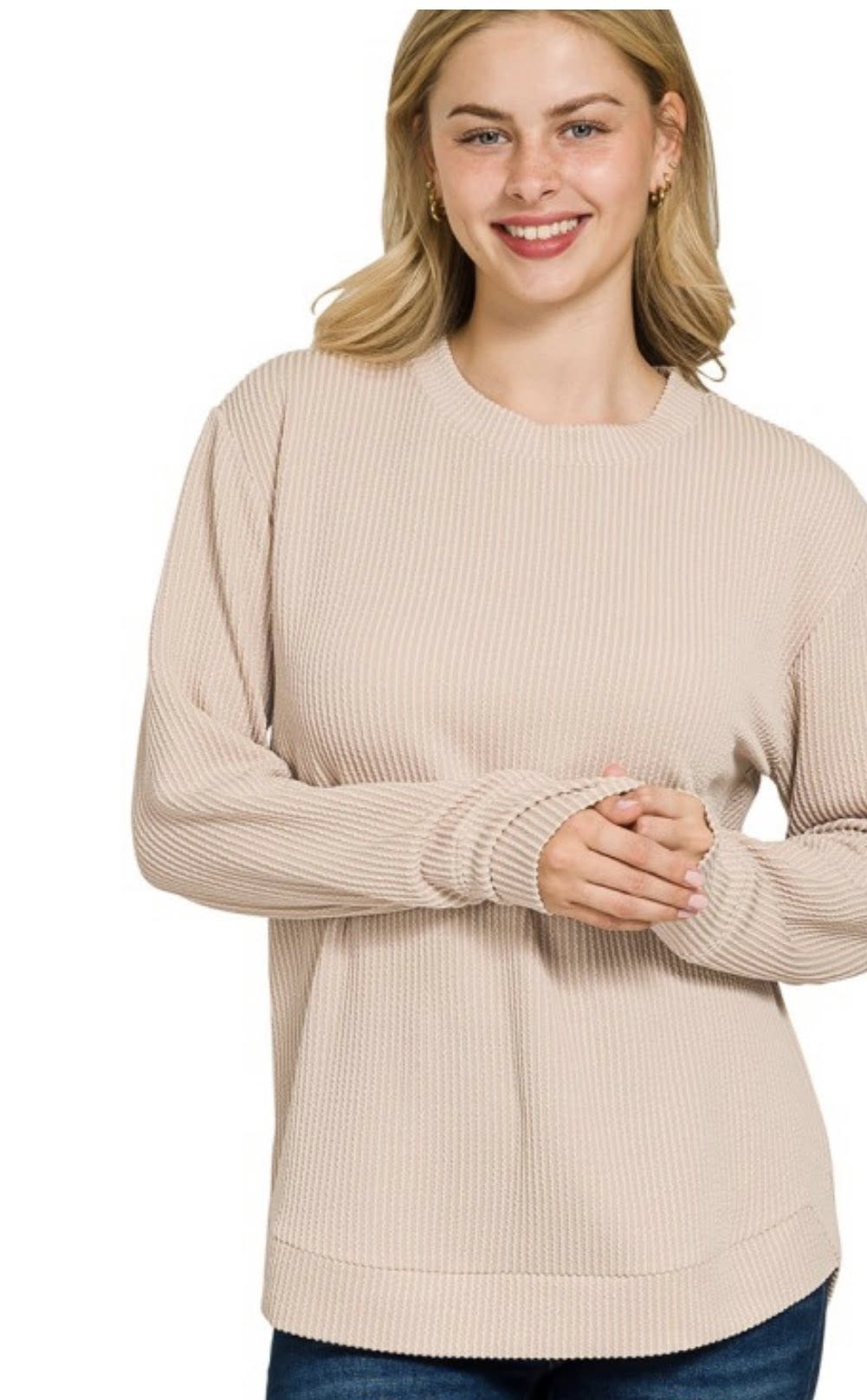 Golden Hour Rib Top - 4 Color Options