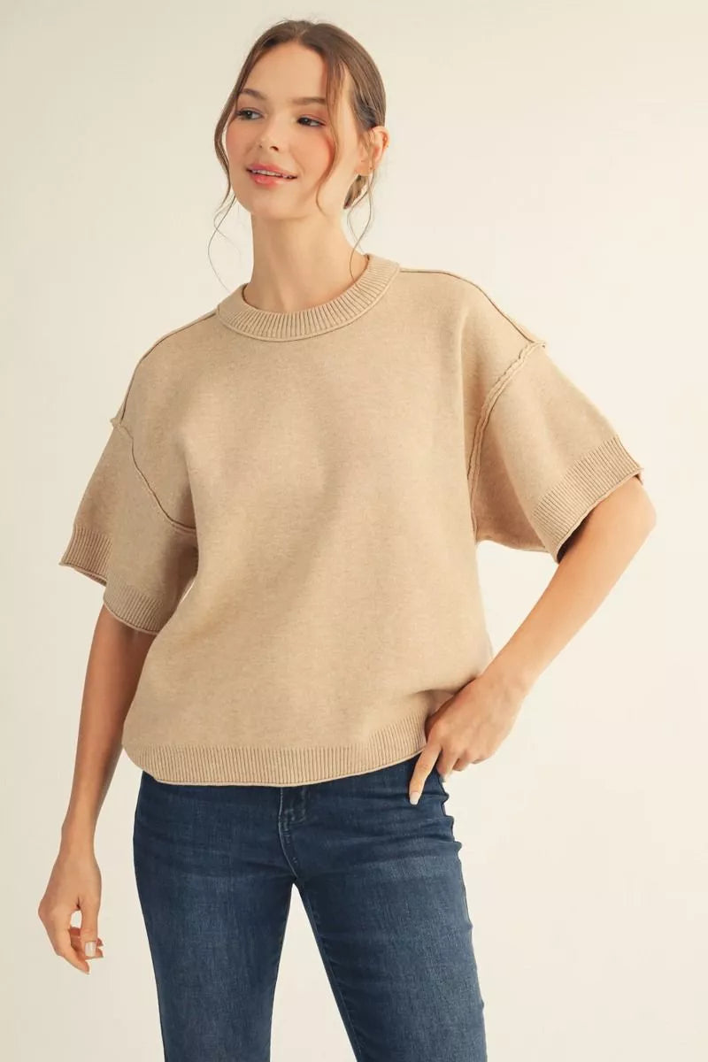 Oatmeal Ease Sweater