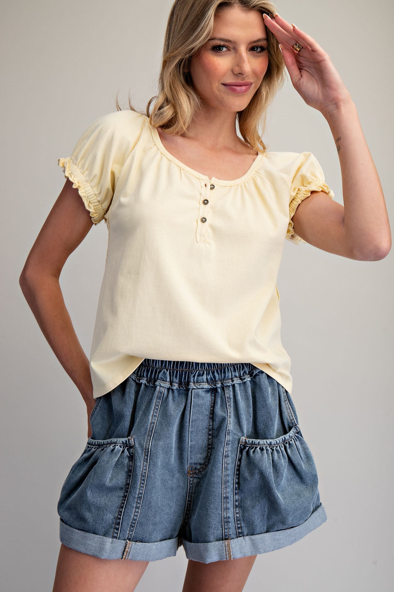 Sunny Days Henley Top