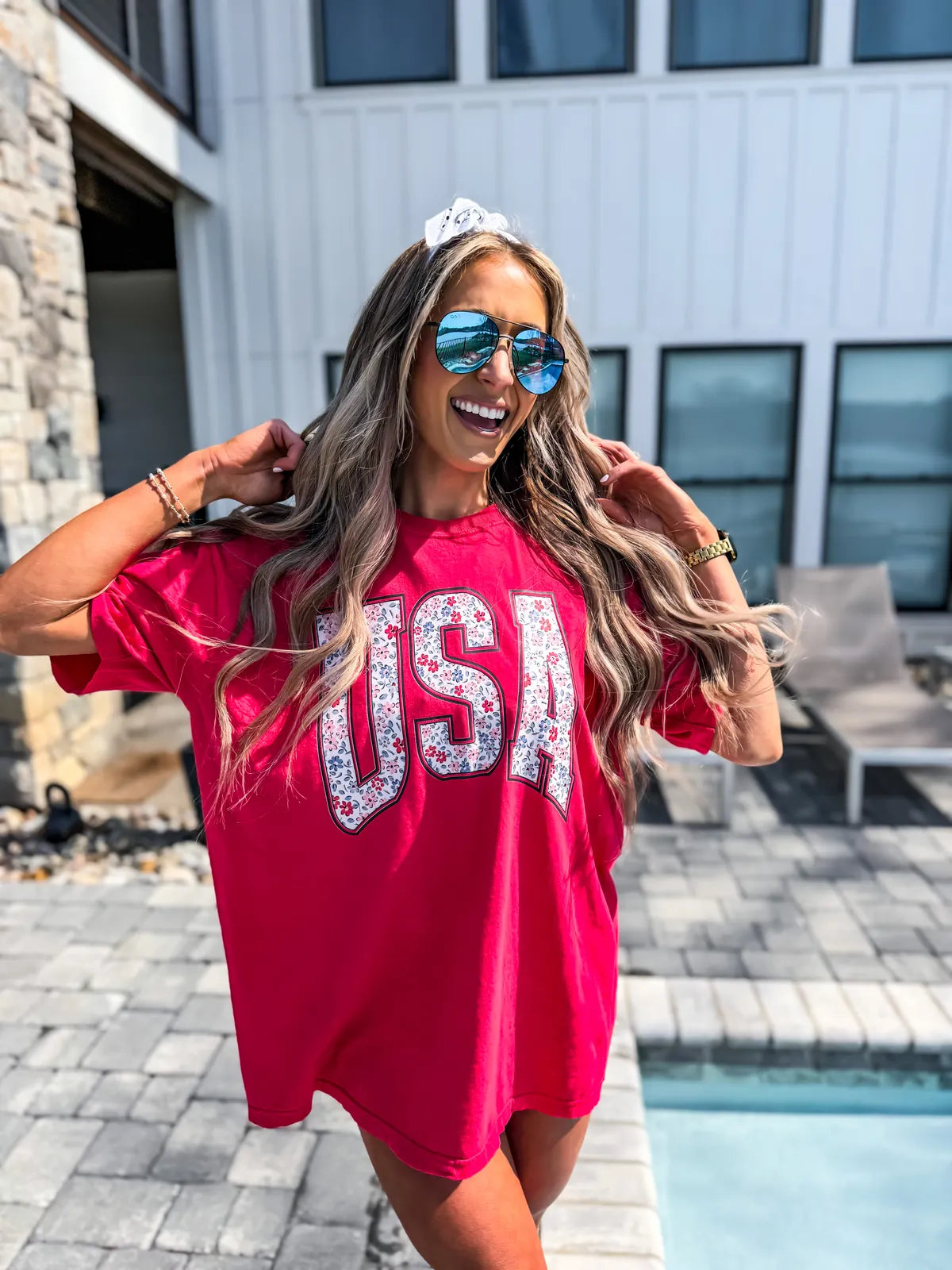 USA Daisy Tee