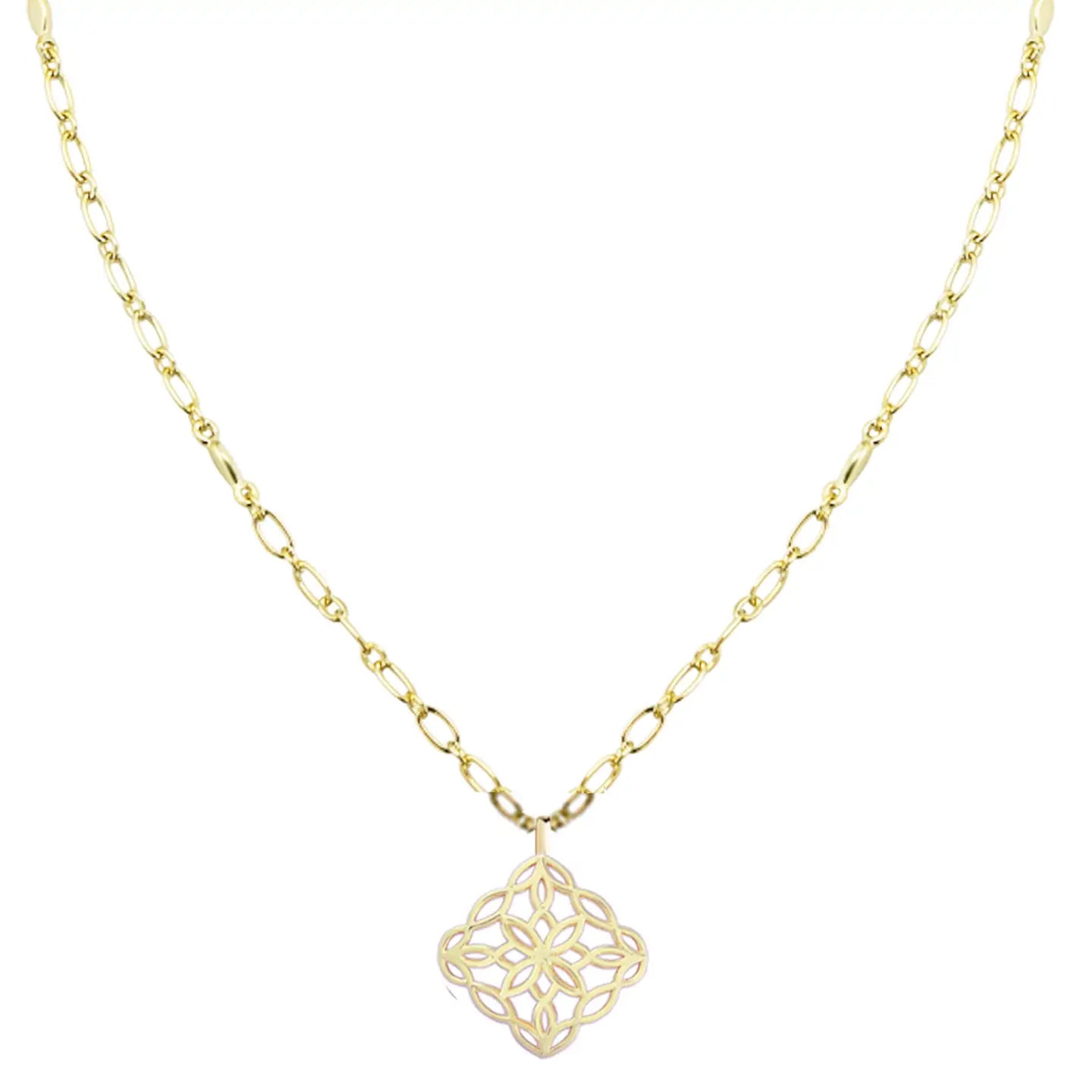 Bloom Drop Necklace in Gold - Natalie Wood