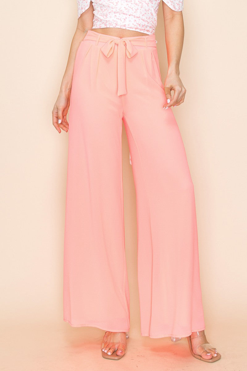 Neon Coral Go with The Flow Pant