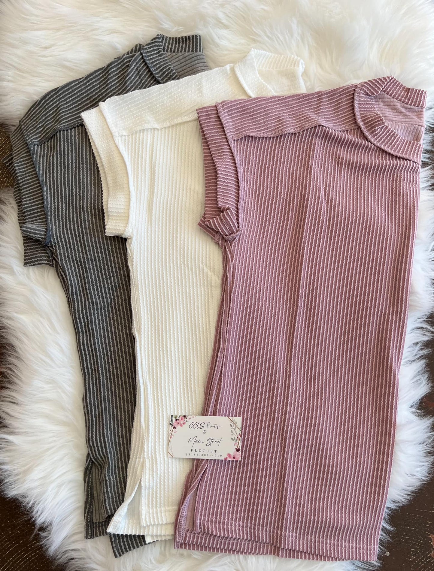 Oh So Fav Textured Knit Top