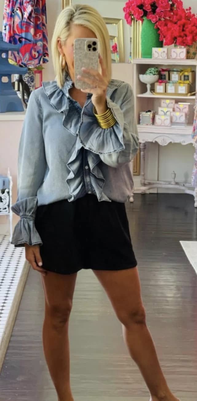 So Fly Ruffle Top