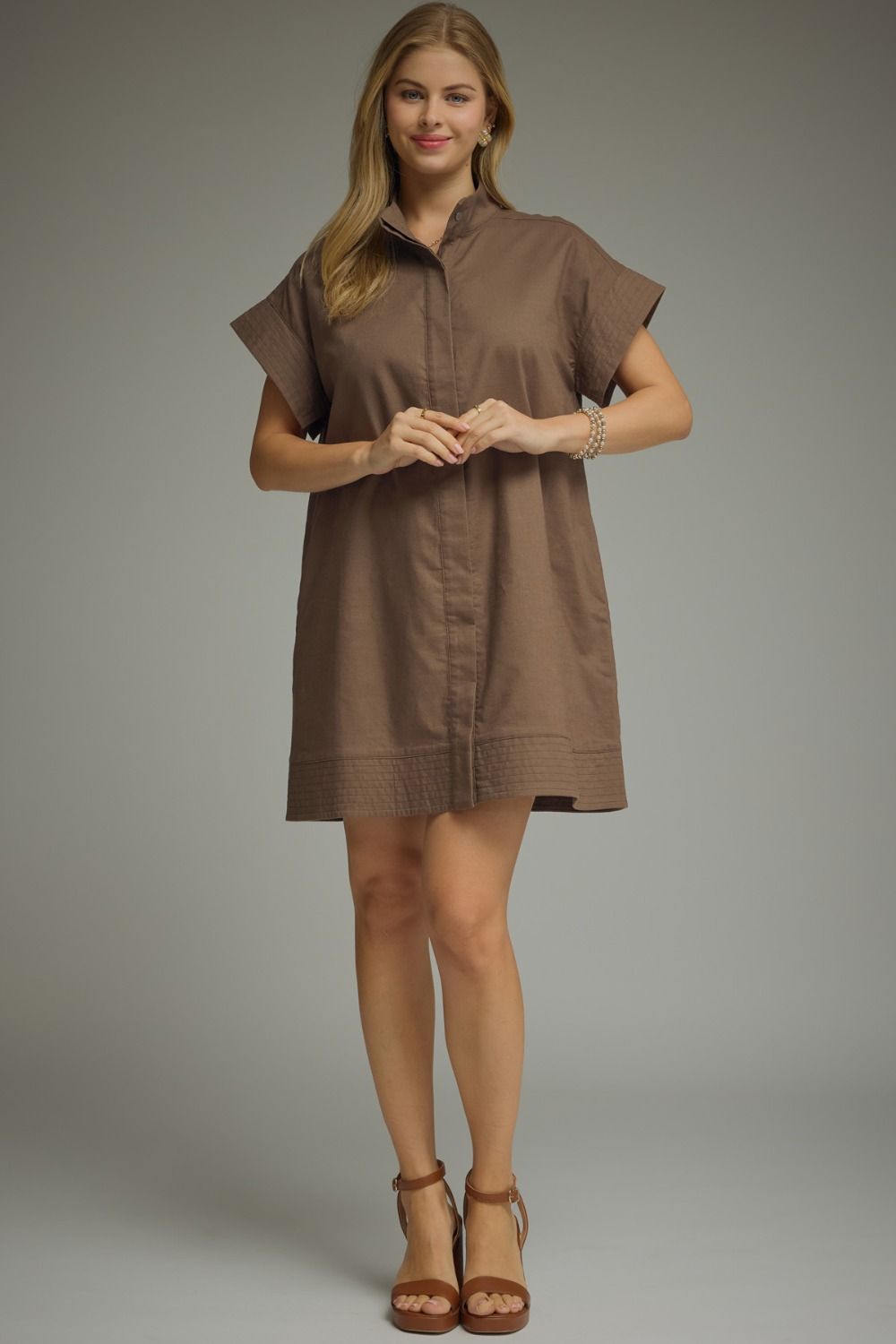 Changing Seasons Dress - Brown