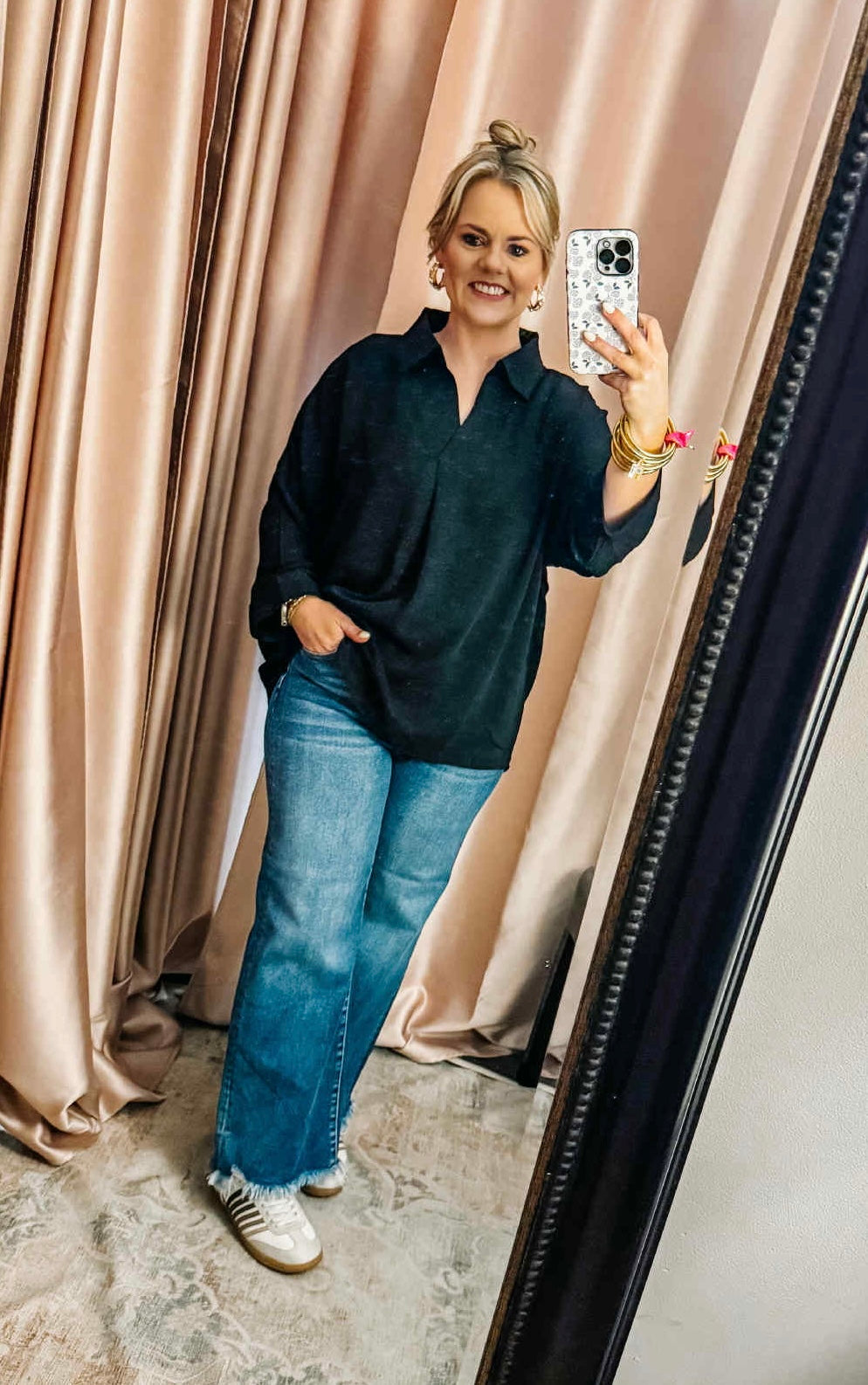 The Jet Pleat Top