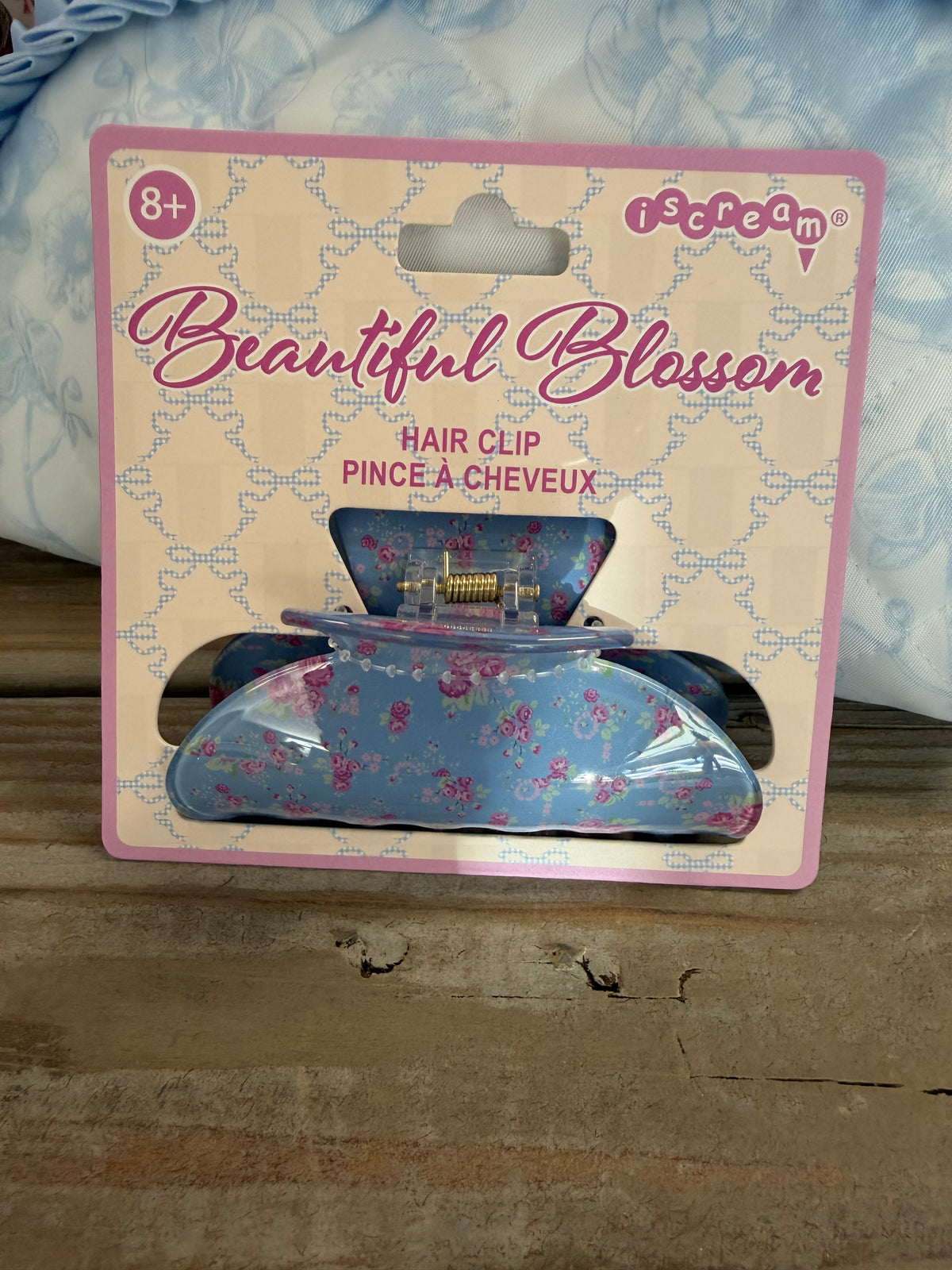 Beautiful Blossom Blue Hair Clip