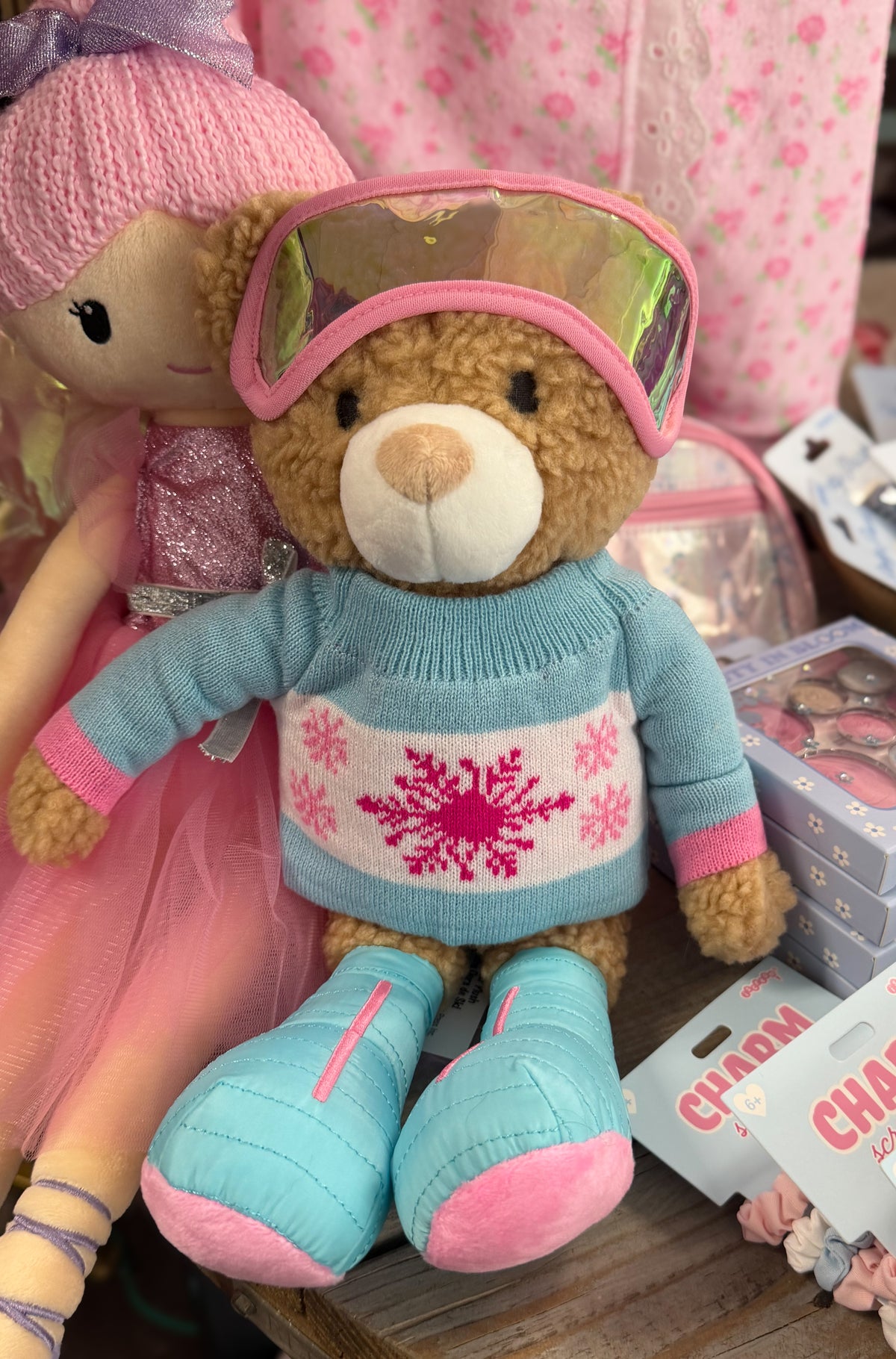 Ski Bear Plush Character