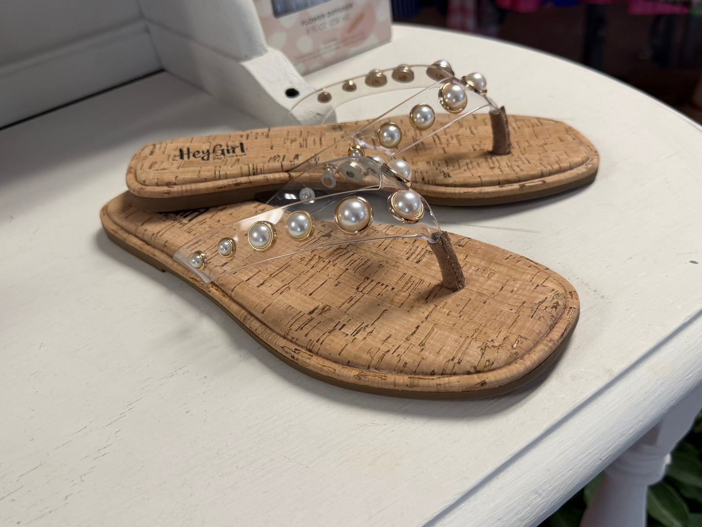 Jump In Clear Sandal By Corkys