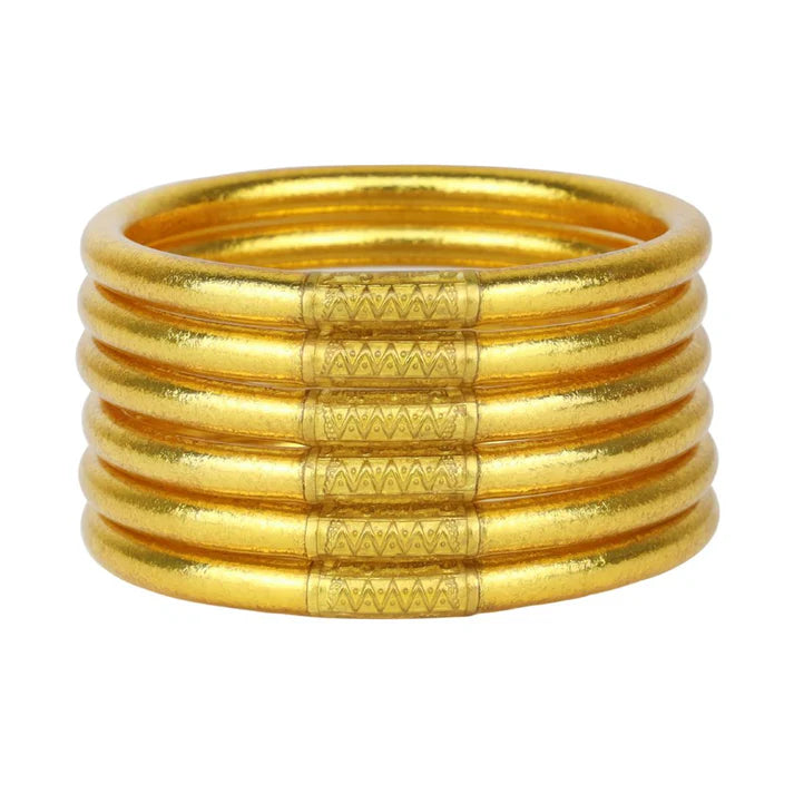 Gold All Weather Bangles - Serenity Prayer BuDhaGirl