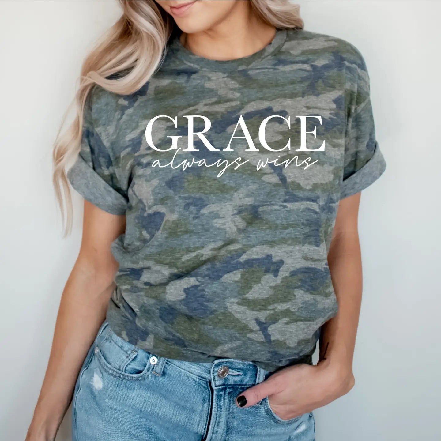Grace Always Wins Tee