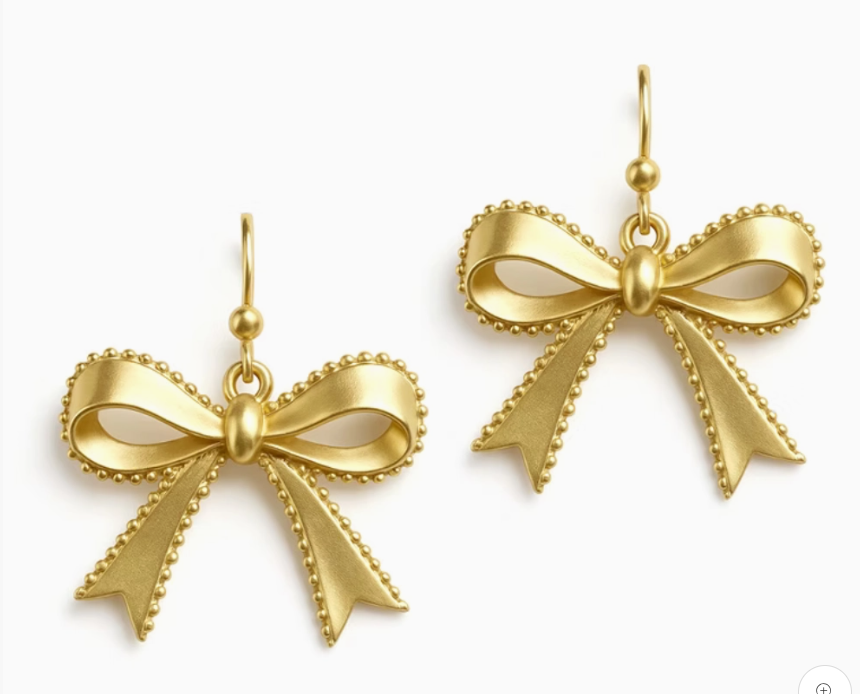 Luxe Bow Statement Earrings