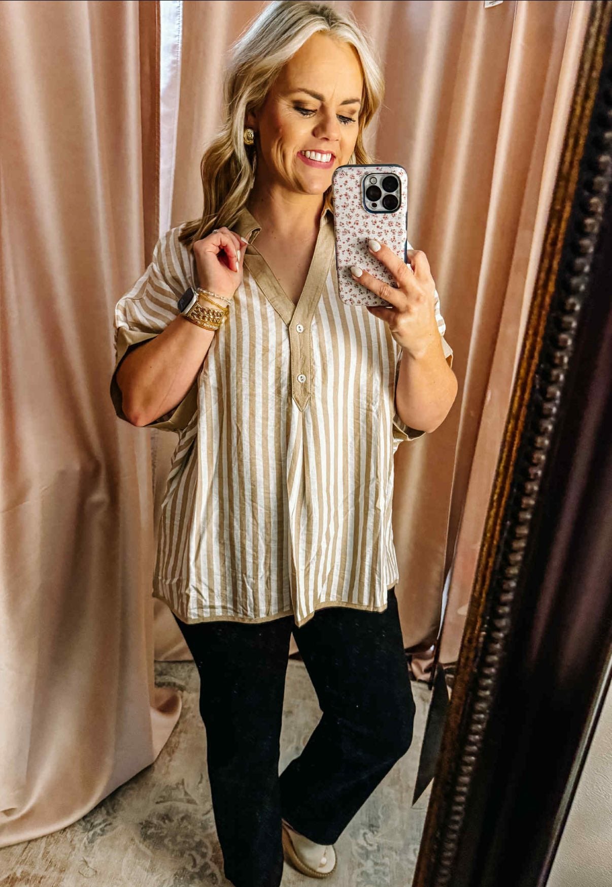 Everyday Ease Stripe Top