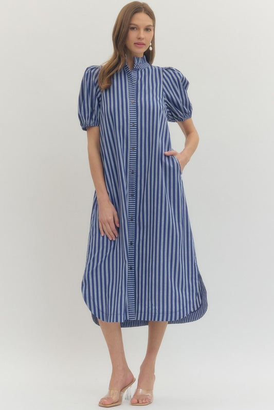 Midnight Manor Midi Dress