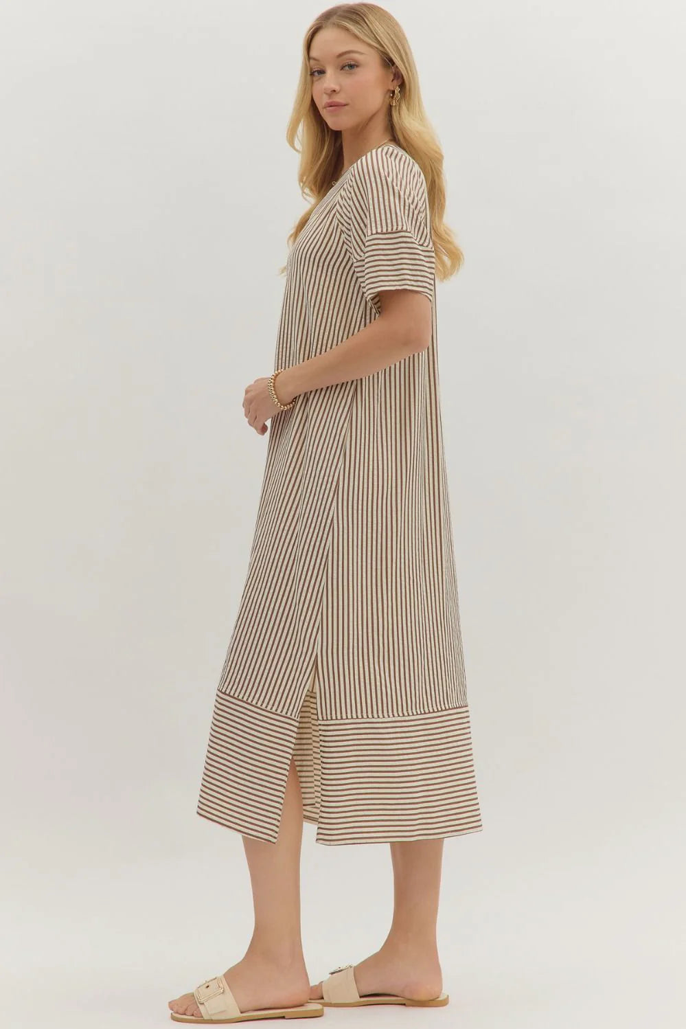 Brown Elegance Dress
