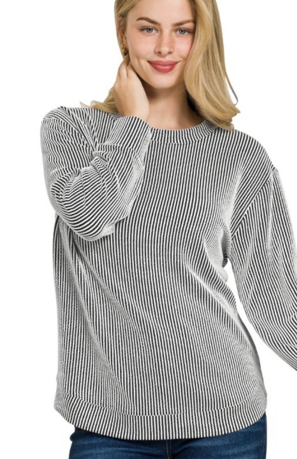 Golden Hour Rib Top - 4 Color Options