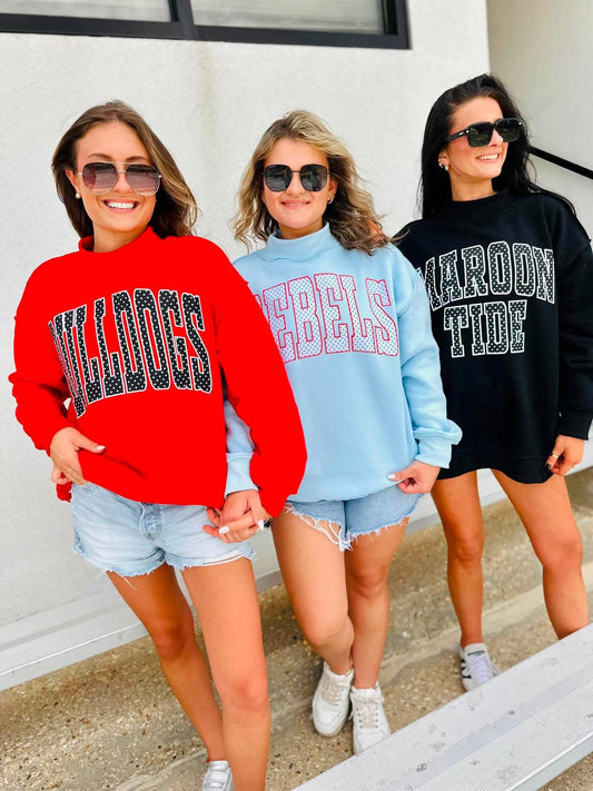 Wildcat Spirit Mock Neck Sweatshirt