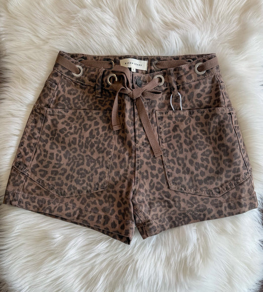Leopard Patch Short By Risen