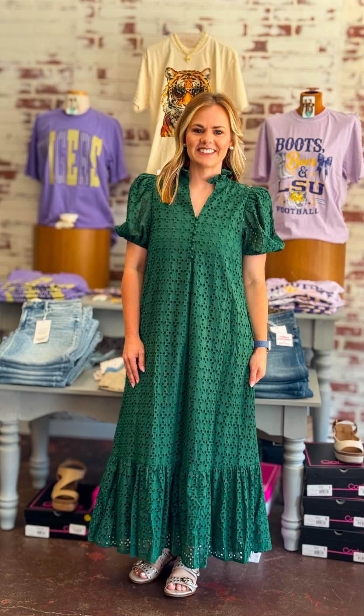Evergreen Grace Dress