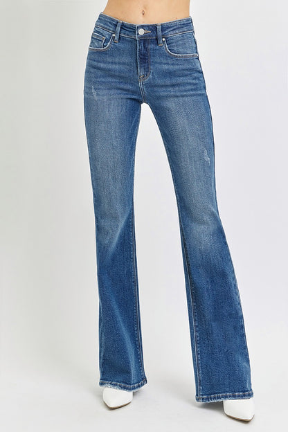 Tummy Control Mid-Rise Basic Jean By Risen