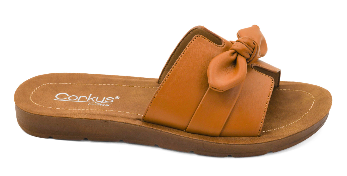 Cognac Too Cute Sandal By Corkys