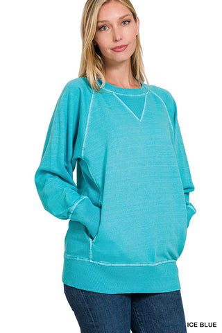 Ice Blue Pullover