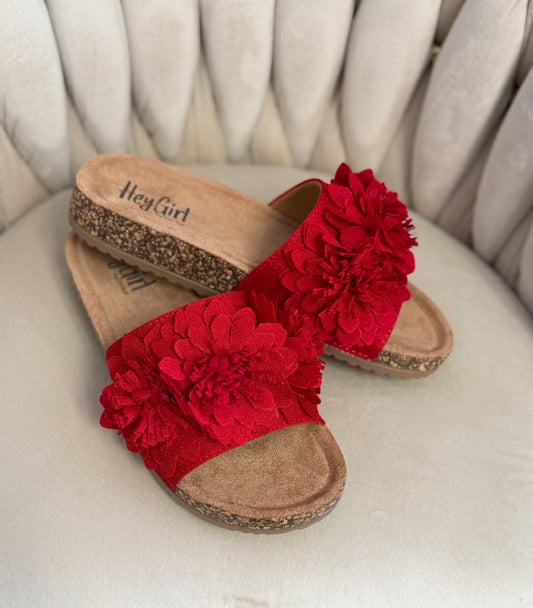 Wild Child Red Shoe — by Hey Girl