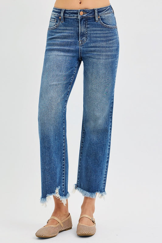 The Everyday Crop Straight Jean By Risen