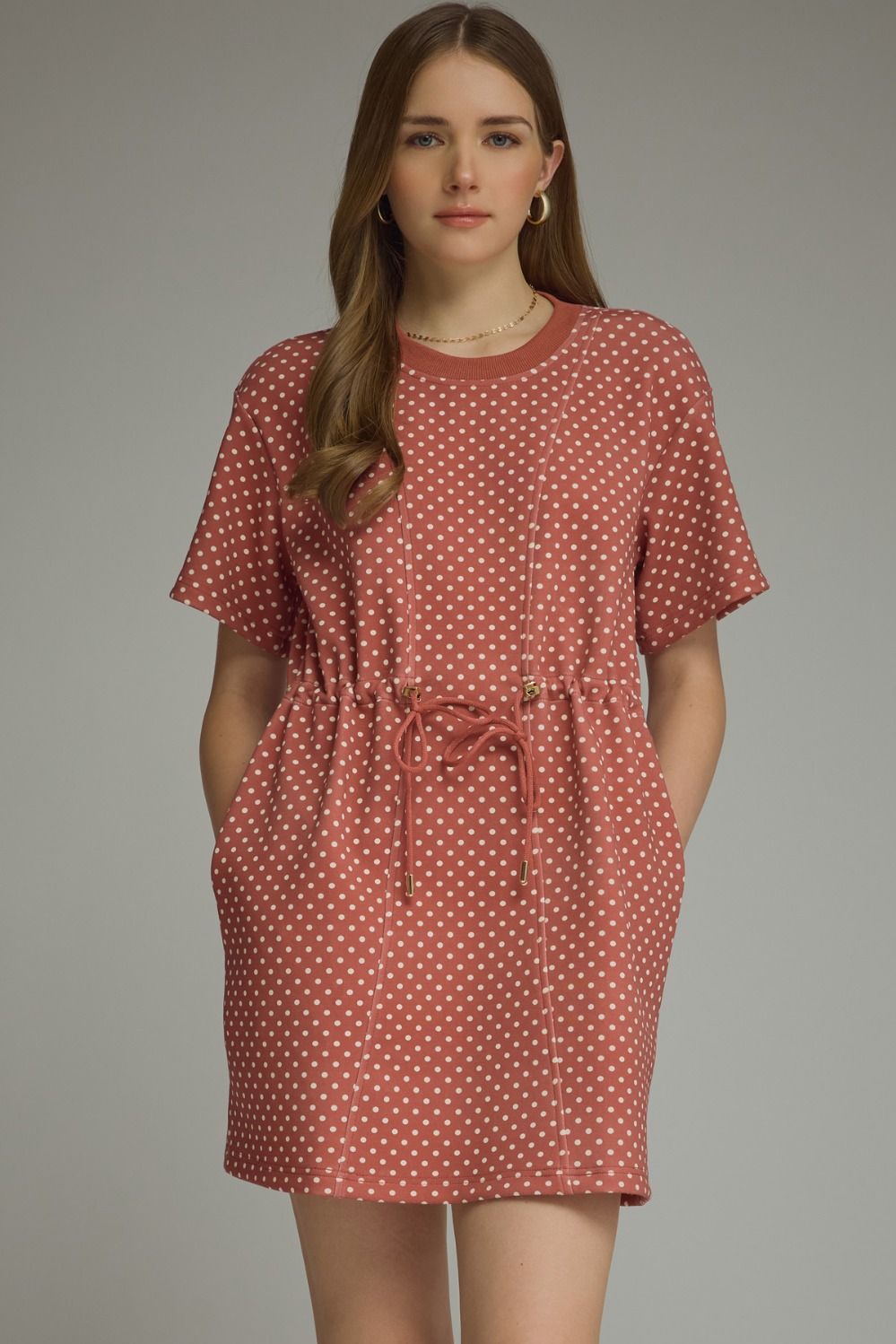 Terracotta Dot &amp; Go Dress