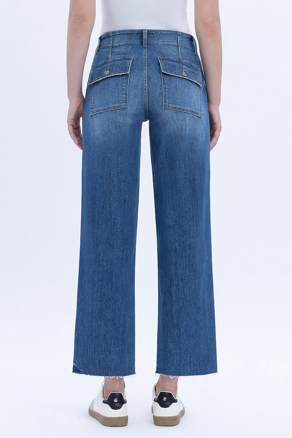 Midnight Utility Crop Jeans