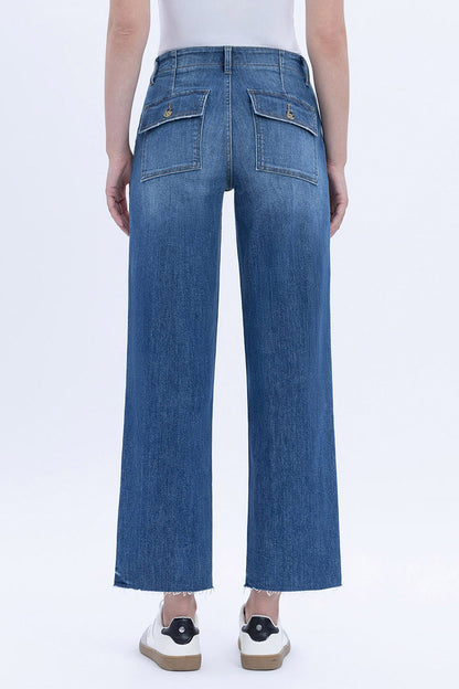 Midnight Utility Crop Jeans