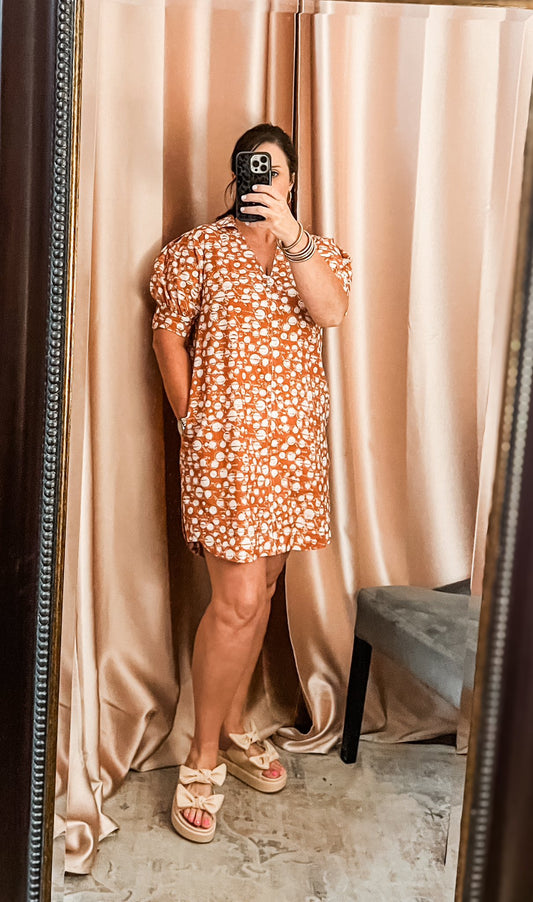 Lantern Breeze Cotton Dress