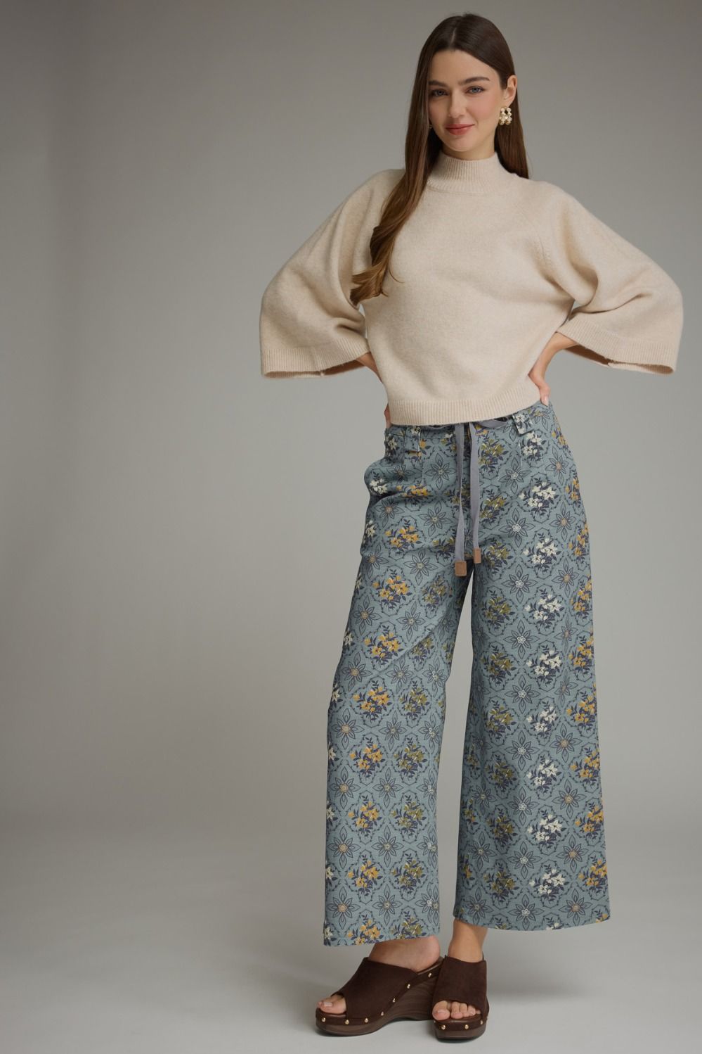 Blue In Bloom Pants