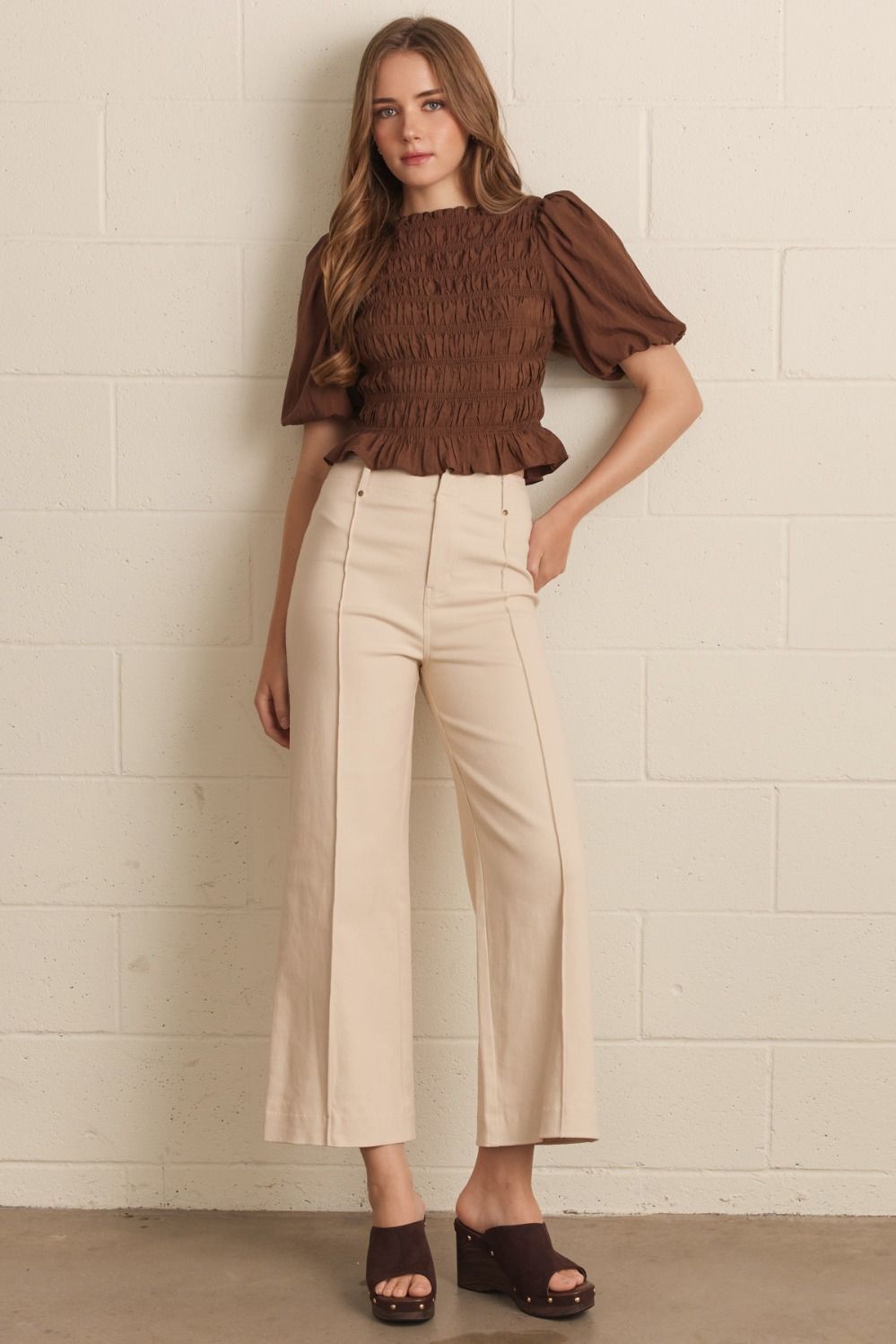 The Polished Look Ecru Pant