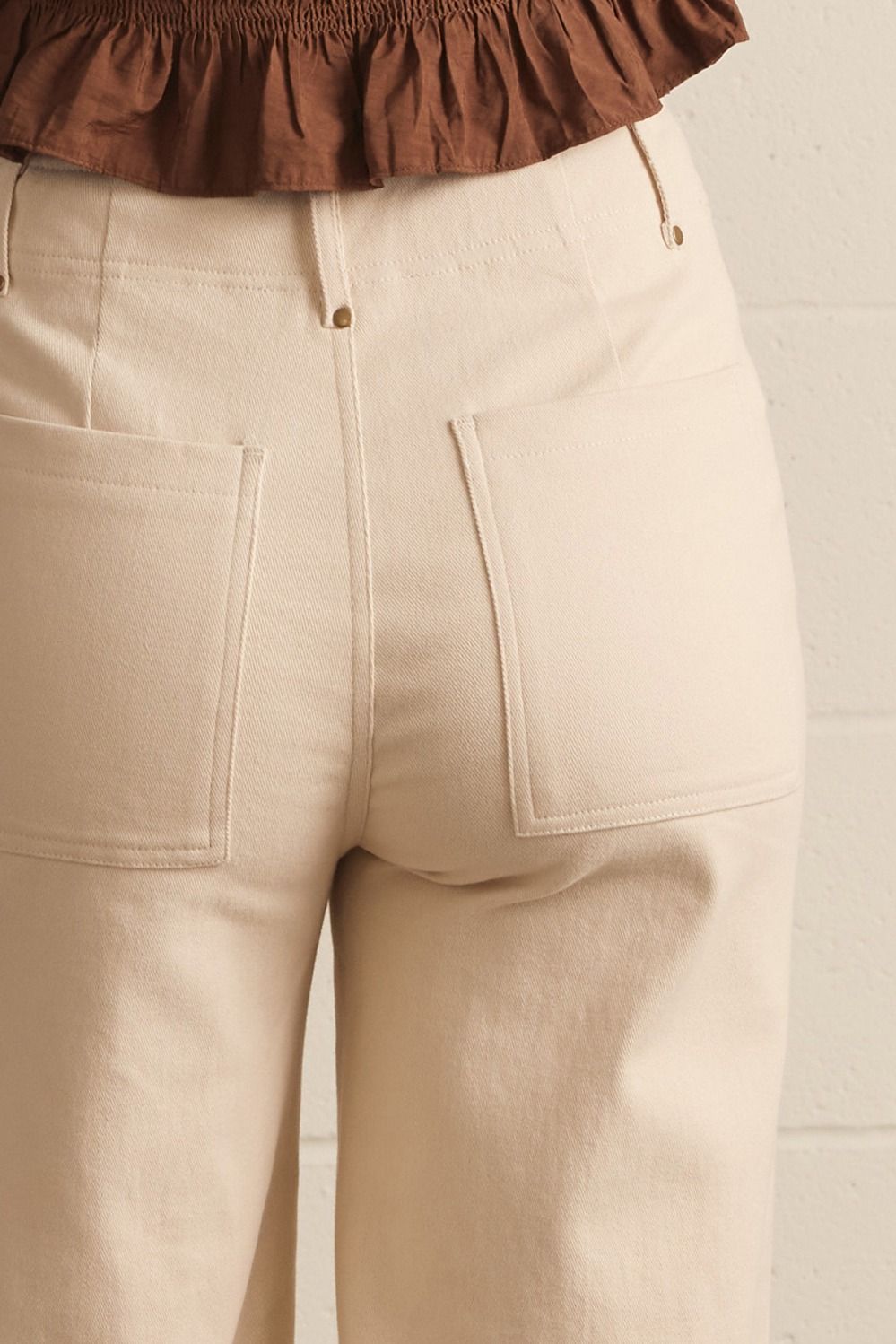 The Polished Look Ecru Pant