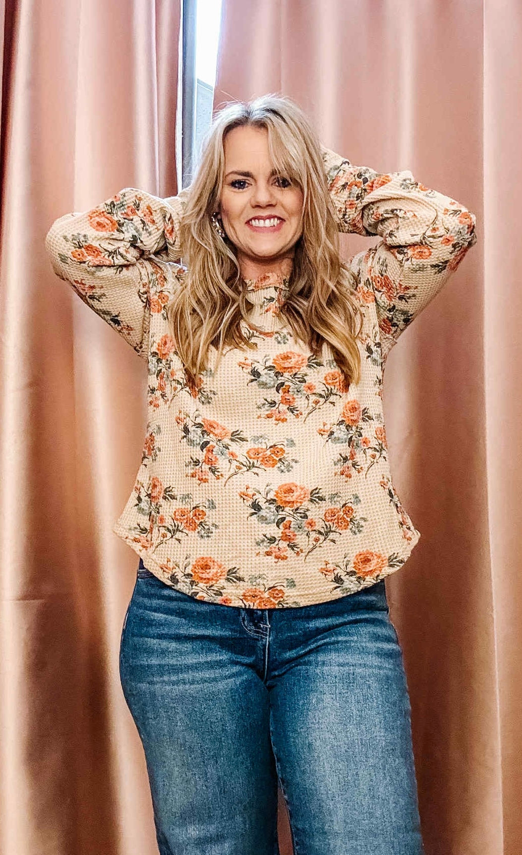 Floral Haven Thermal Top