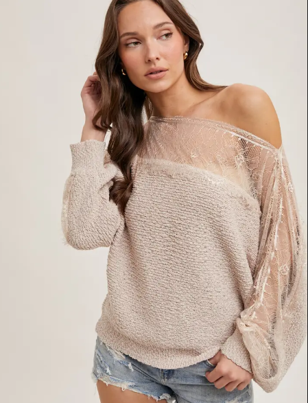 Whisper Soft Lace Sweater