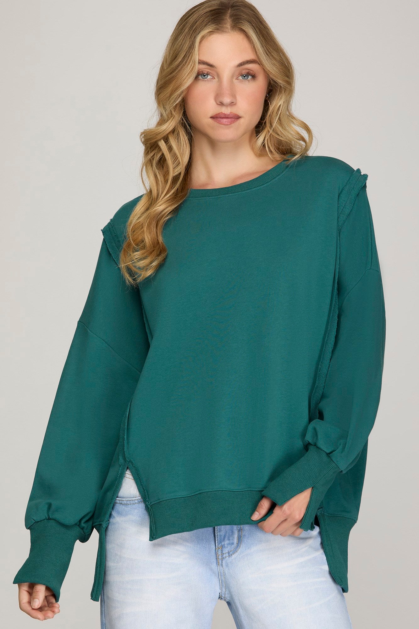 Cozy Peacock Pullover