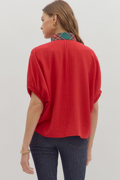 Holiday Cheer Plaid - Red
