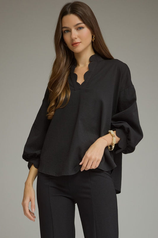 Midnight Charm Blouse