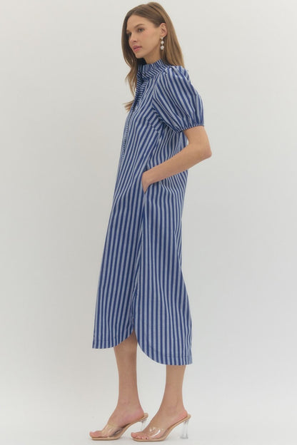 Midnight Manor Midi Dress