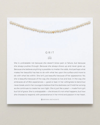 Grit Seed Pearl Anklet