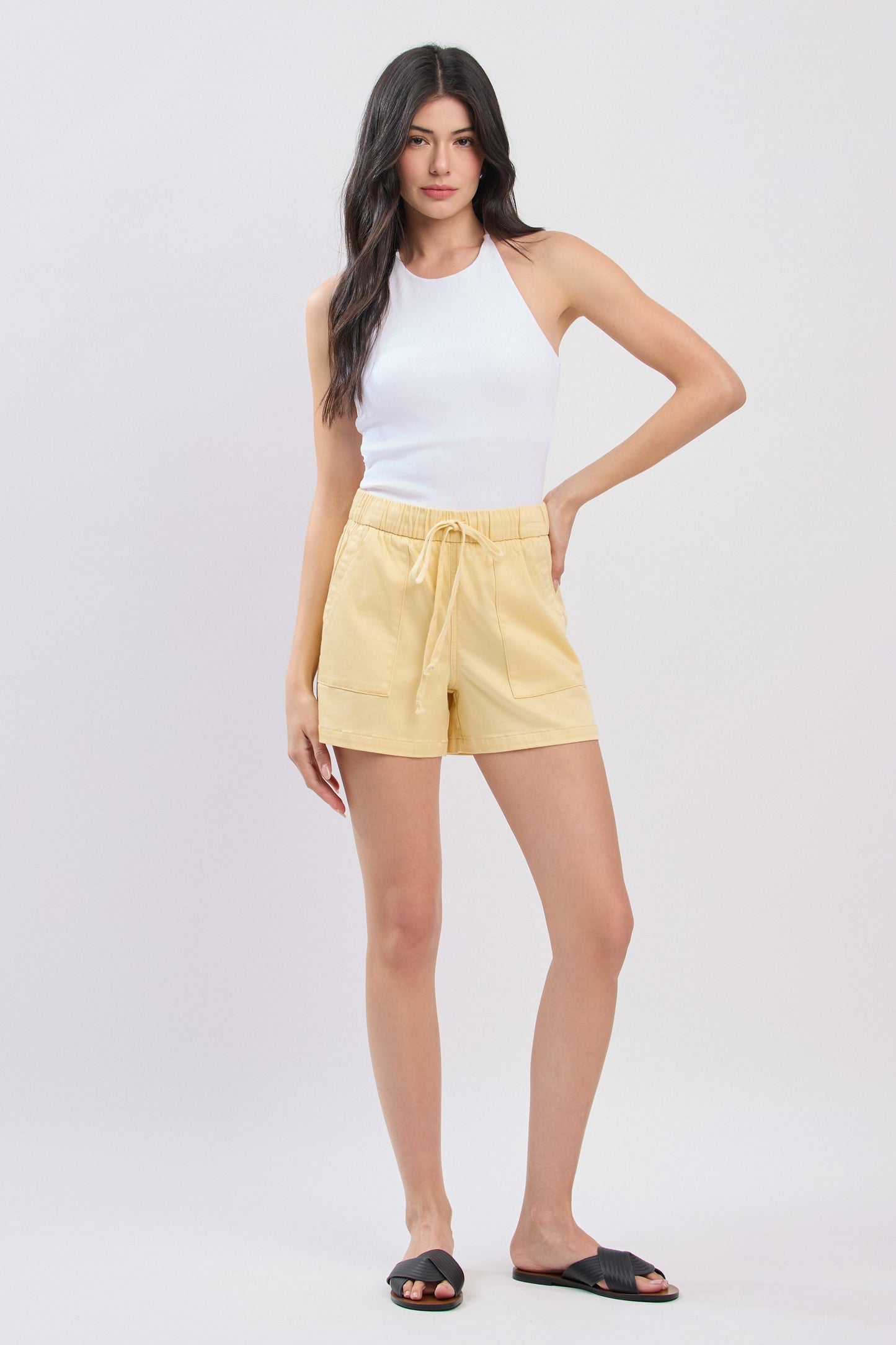 Daydream Yellow Shorts