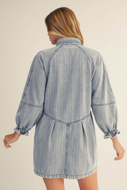 Main Street Mood Denim Dress