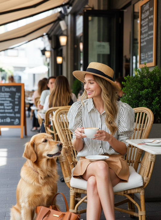 Paris Morning Striped Top
